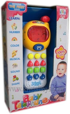 Детска играчка Занимателно детско телефонче със звук и светлина