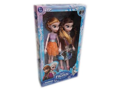 Замръзналото кралство Детски комплект две кукли Елза и Анна,  Фрозен Frozen