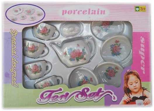 Детски комплект Порцеланов сервиз за чай за кукли 281164