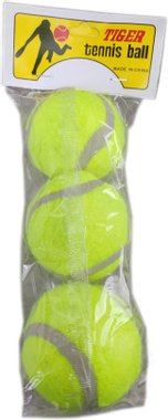 Комплект топка за тенис на корт с 3 броя топки