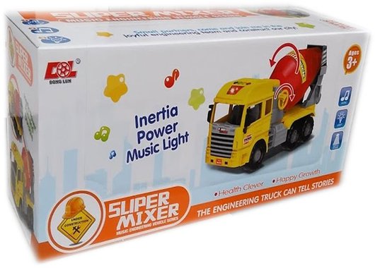 Детска играчка Камион бетоновоз миксер със светлина и звук в подаръчна опаковка 261801