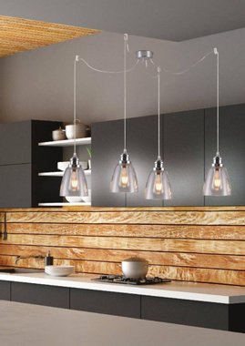 ПОЛИЛЕЙ VOICE LAMPA 4х40 W E27 ХРОМ