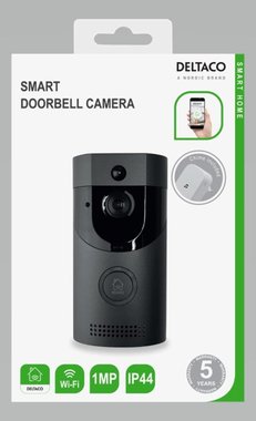SMART ЗВЪНЕЦ С КАМЕРА IP44 DELTACO
