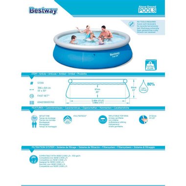 БАСЕЙН Ф 396X84CM BESTWAY 57319