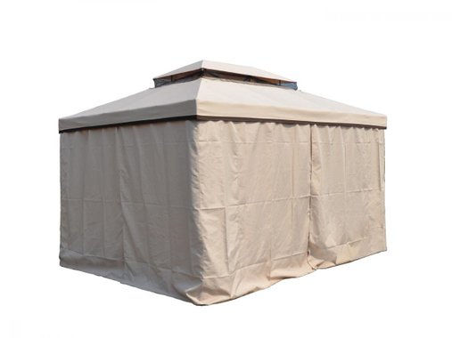 Градински павилион 4x3x2.65м, кафяв