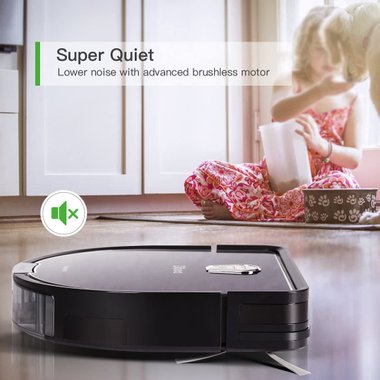Робот прахосмукачка Dibea D960 Robotic Vacuum Cleaner 1200 Pa сухо и мокро почистване