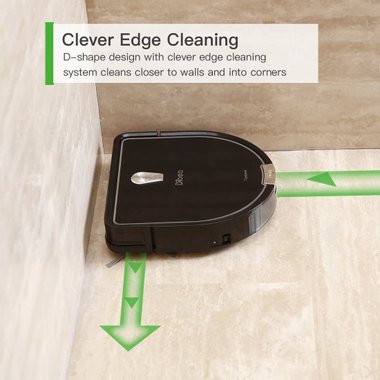 Робот прахосмукачка Dibea D960 Robotic Vacuum Cleaner 1200 Pa сухо и мокро почистване