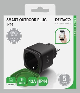 SMART КОНТАКТ ВЪНШЕН 13A IP44 DELTACO