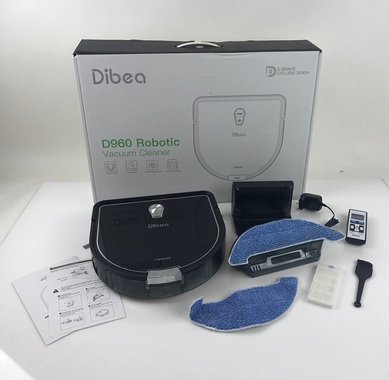 Робот прахосмукачка Dibea D960 Robotic Vacuum Cleaner 1200 Pa сухо и мокро почистване