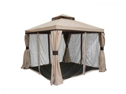 Градински павилион 3x3x2.65м, кафяв