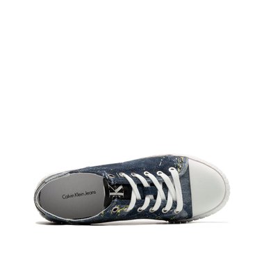Calvin Klein Bianca Denim Paint Splatter