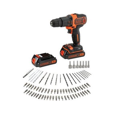 АКУМУЛАТОРНА УДАРНА БОРМАШИНА BLACK&DECKER BDCHD18BAFC-QW