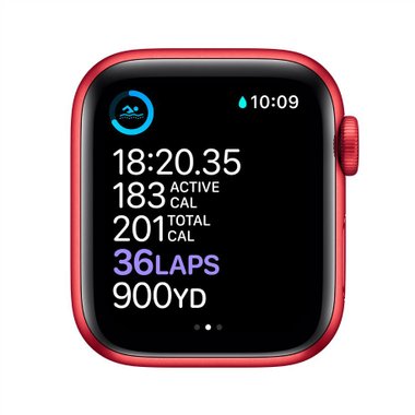 SMART WATCH APPLE S6 RED SPORT BAND M00A3