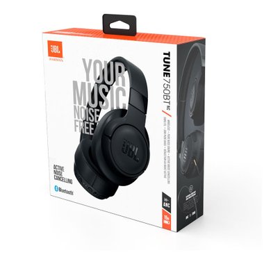 Стерео слушалки JBL T750BT NC BLK