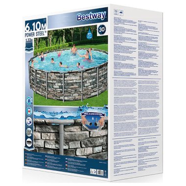 БАСЕЙН Ф610Х132СМ BESTWAY 56883