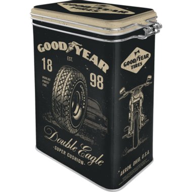 КУТИЯ С КЛИПС-GOODYEAR МОТОЦИКЛЕТ