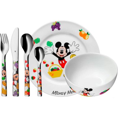 ДЕТСКИ КОМПЛЕКТ ПРИБОРИ MICKEY MOUSE