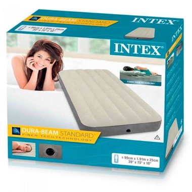 НАДУВАЕМ МАТРАК INTEX 64101