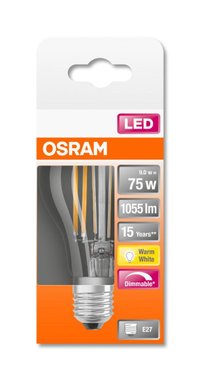 LED ЛАМПА CLA75 FIL 2700К E27 ДИМ.1055LM