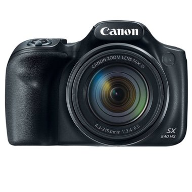 Цифров фотоапарат CANON POWERSHOT SX540HS BK  20.3 MPx, ОПТИЧНО ПРИБЛИЖЕНИЕ 50.0, WI-FI