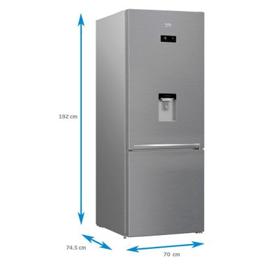 Хладилник с фризер BEKO RCNE 560 E40 DZXBN  192.00 см