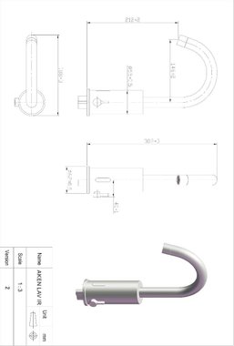 СМЕСИТЕЛ INFRARED AKEN ХРОМ