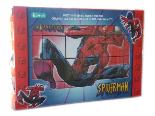 Кубчета пъзел с картинка на Спайдърмен Spiderman 291187