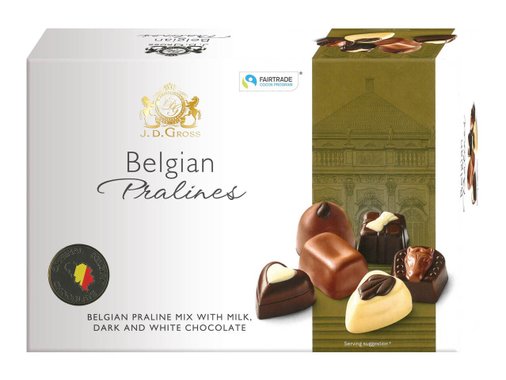 Белгийски бонбони с пълнеж