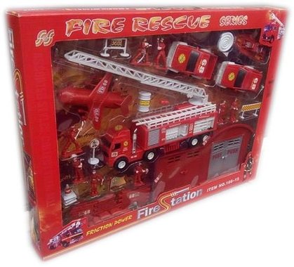 Пожарна, детска играчка комплект с много части 262521