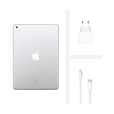 Таблет APPLE IPAD 8 CELL SILVER  10.2 ", 32 GB, RAM 3 GB, 4G