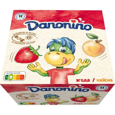 Млечен десерт Danone Danonino