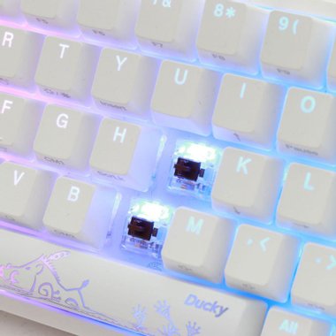 Клавиатура DUCKY ONE 2 MINI V2 WH RGB CHERRY MX