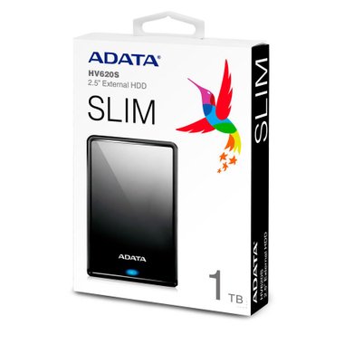 Хард диск A-DATA SLIM AHV620S-1TU31-CBK