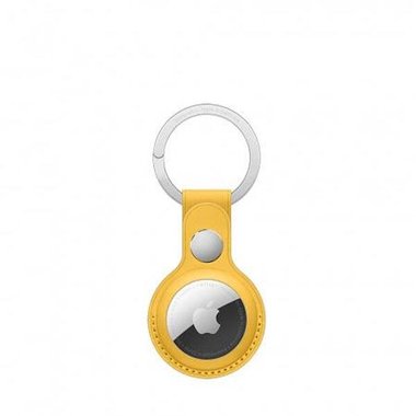 Apple AirTag Leather Key Ring - Lemon mm063
