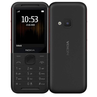 Мобилен телефон GSM NOKIA 5310 DUAL SIM BLK/RED  2.40 ", ЗАДНА КАМЕРА 0.3 MPx