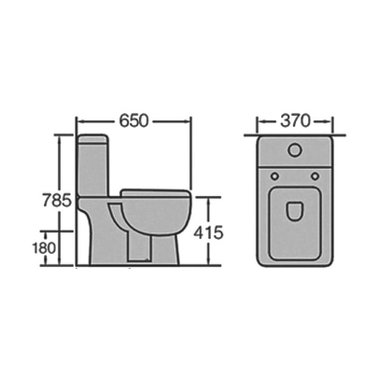 МОНОБЛОК INTER CERAMIC 8036 P /6736 PP