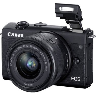 Безогледален фотоапарат CANON EOS M200 BLACK