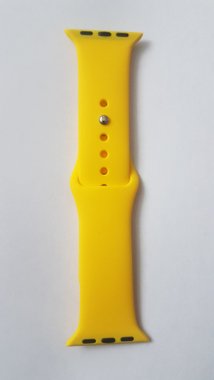 Силиконова каишка за Apple Watch жълта