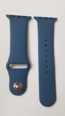 Силиконова каишка за Apple Watch синя