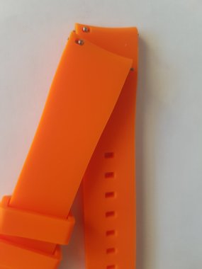 Силоконова каишка за Samsung 20 mm оранжева
