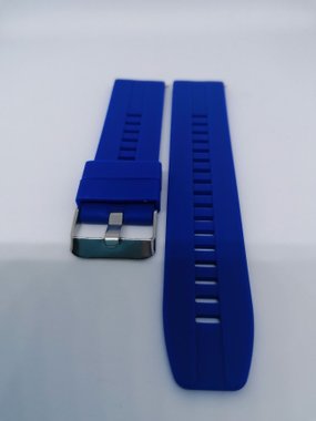Силиконова каишка за Huawei Watch 22 mm синя
