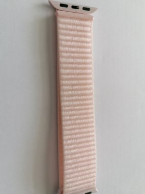 Текстилна каишка за Apple iWatch светло розова
