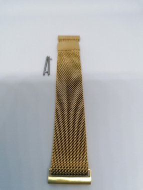 Метална каишка 20 мм златна / gold/