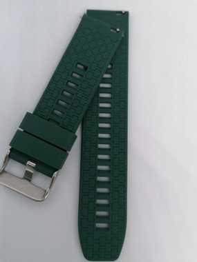 Силиконова каишка за Huawei Watch 22 mm тъмно зелена