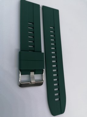 Силиконова каишка за Huawei Watch 22 mm тъмно зелена