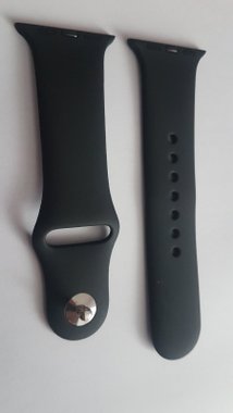 Силиконова каишказа  Apple Watch черна