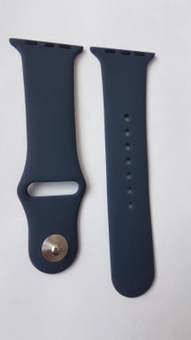 Силиконова каишка за Apple Watch тъмно синя