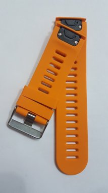 Силиконова каишка за Garmin Fenix 26 mm Quick Fit оранжева