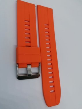 Силиконова каишка за Huawei Watch 22 mm оранжева