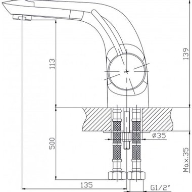 СМЕСИТЕЛ INTER CERAMIC ТИАНА